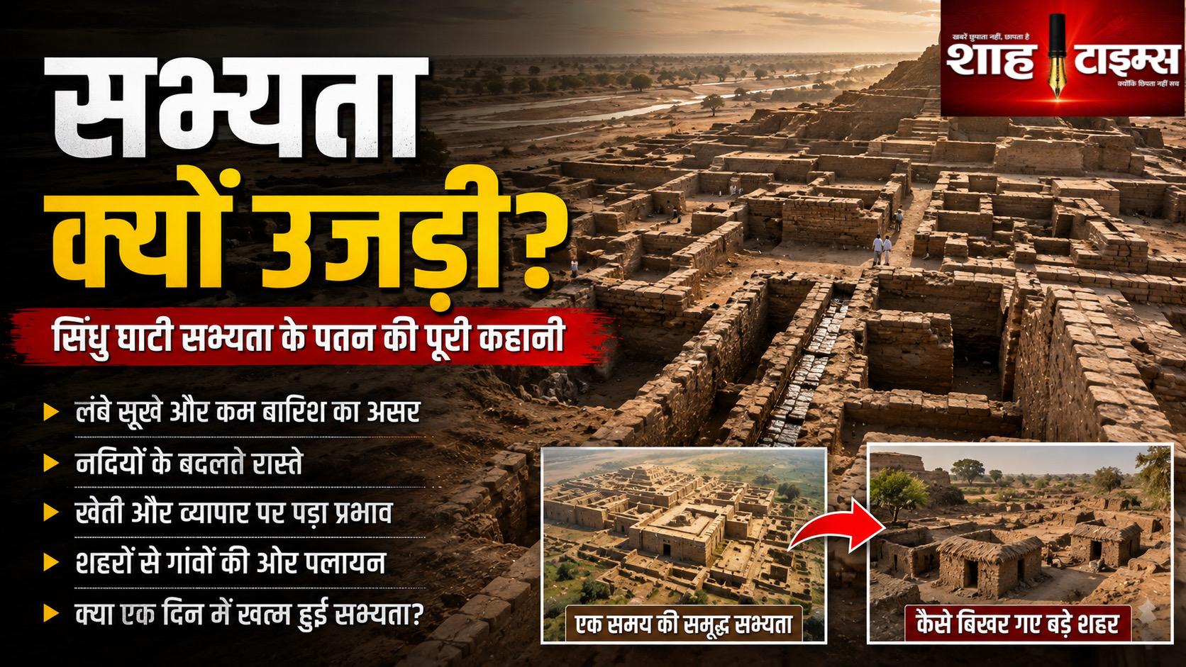 सिंधु घाटी सभ्यता का पतन आखिर कैसे हुआ? जानिए वजह