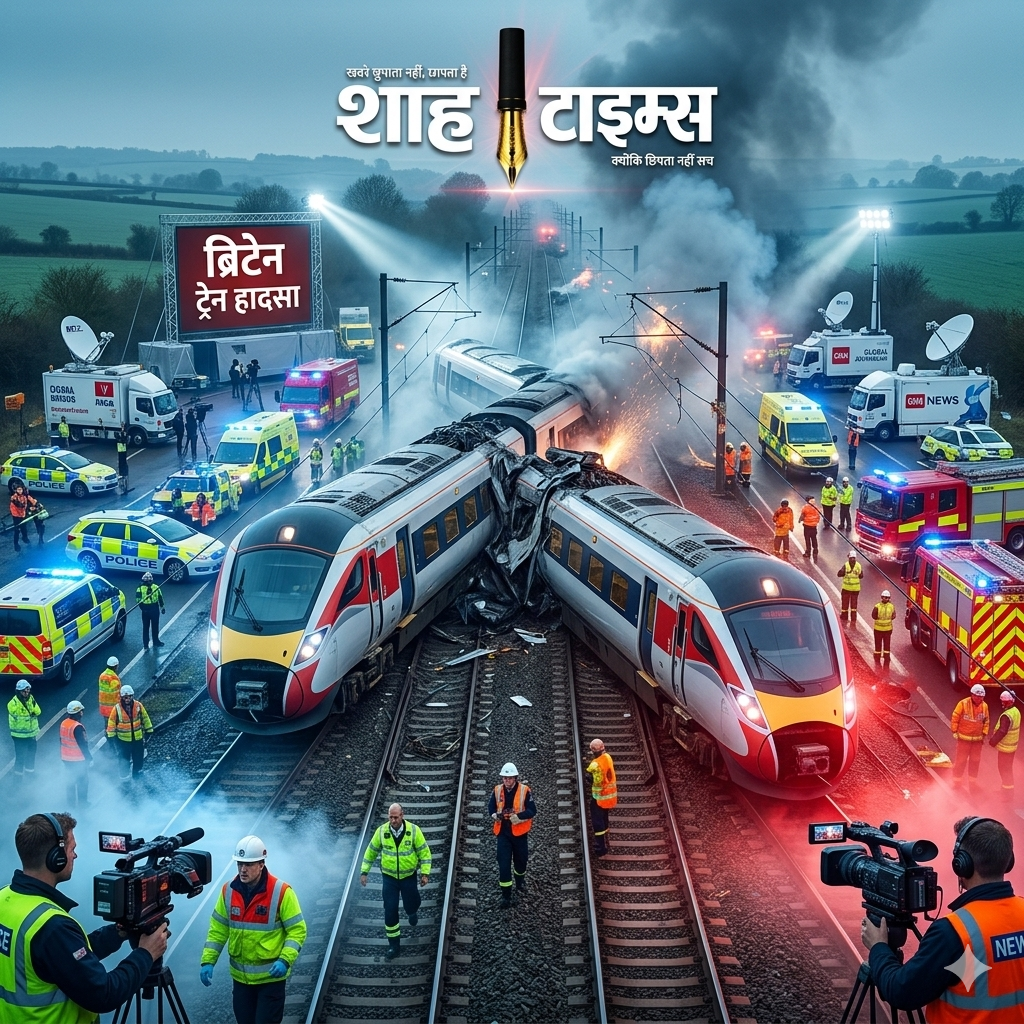 ब्रिटेन ट्रेन हादसा: दो ट्रेनों की टक्कर में चालक की मौत, 89 घायल