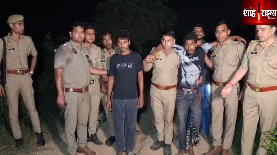मुजफ्फरनगर में जनसेवा केंद्र चोरी का 48 घंटे में खुलासा, मुठभेड़ के बाद दो आरोपी गिरफ्तार