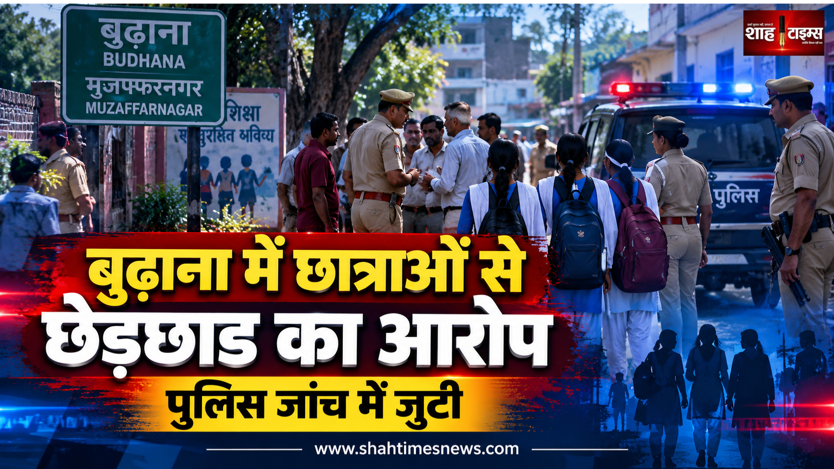 मुजफ्फरनगर में स्कूल जा रही नाबालिग छात्राओं से छेड़छाड़ का आरोप, परिजनों से मारपीट का दावा