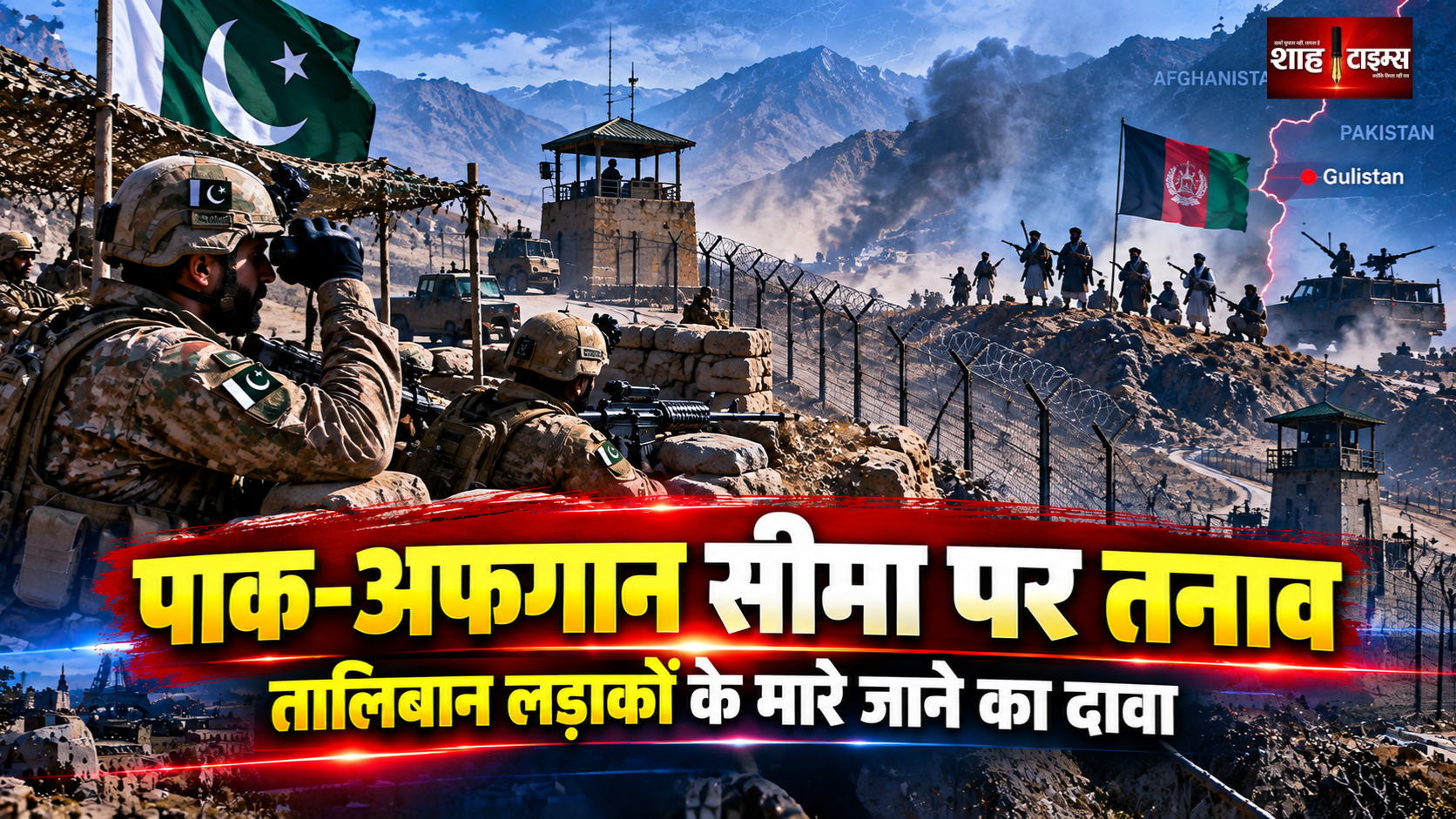 पाकिस्तान-अफगानिस्तान सीमा पर फिर तनाव, पाक सेना ने कई तालिबान लड़ाकों को मारने का दावा किया