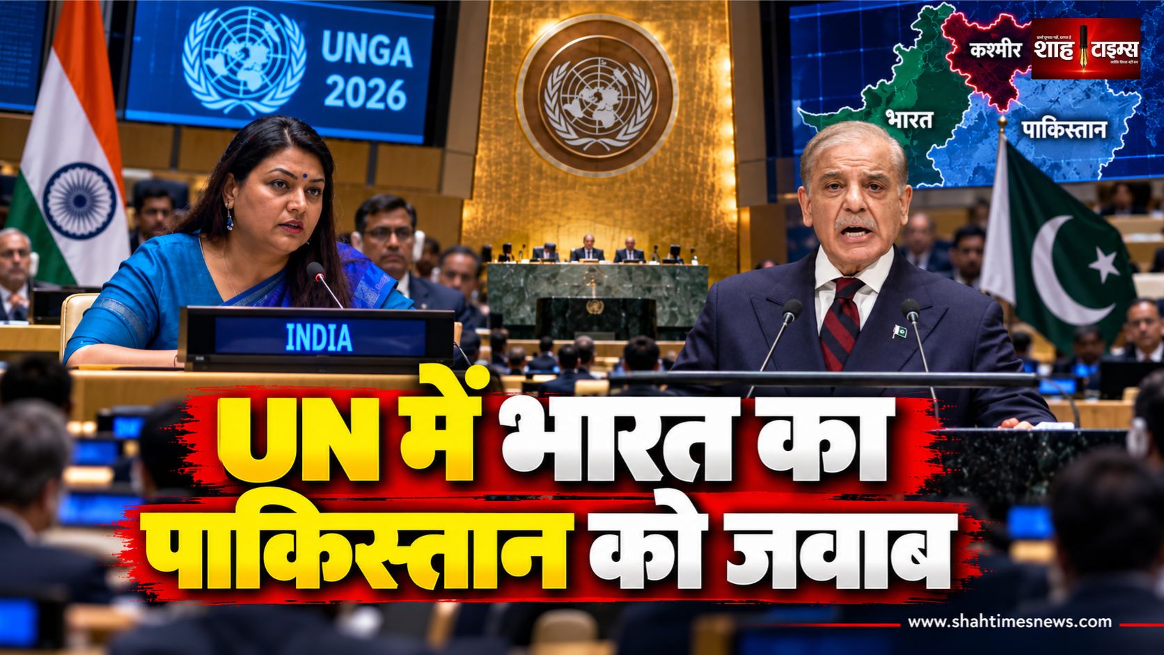 संयुक्त राष्ट्र में भारत का पाकिस्तान को जवाब, आतंकवाद और कश्मीर मुद्दे पर तीखी आपत्ति