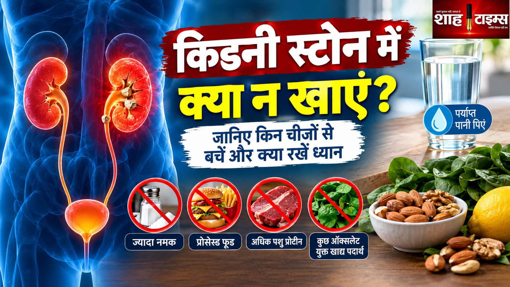 किडनी स्टोन से परेशान हैं तो इन चीजों का सेवन कम करें, जानिए क्या कहते है विशेषज्ञ।