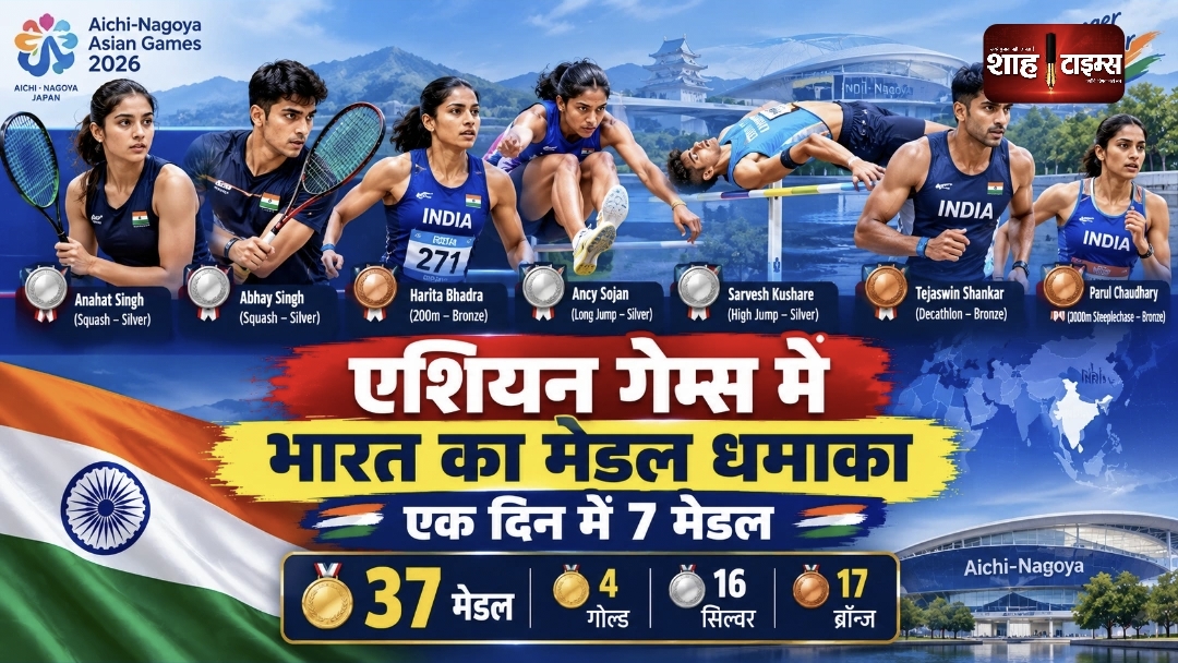 Asian Games 2026: भारत ने एक दिन में जीते 7 मेडल, Anahat-Abhay का सिल्वर ऐतिहासिक