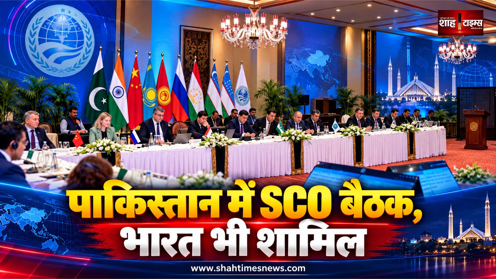 पाकिस्तान में SCO राष्ट्रीय समन्वयकों की बैठक शुरू, भारत भी शामिल