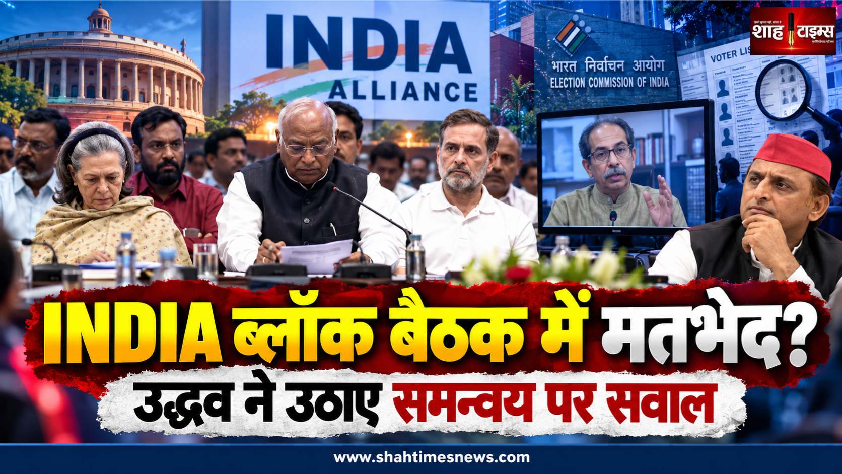 INDIA ब्लॉक की दिल्ली बैठक में मतभेद के संकेत, उद्धव ठाकरे ने कांग्रेस की रणनीति पर उठाए सवाल