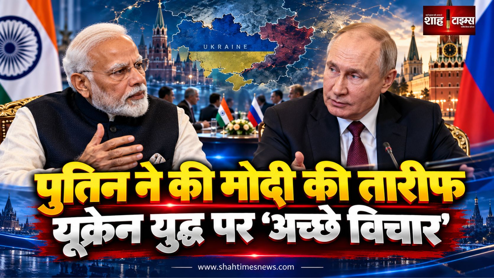 पुतिन ने की PM मोदी की तारीफ, बोले रूस-यूक्रेन युद्ध खत्म करने के लिए हैं “बहुत अच्छे विचार”