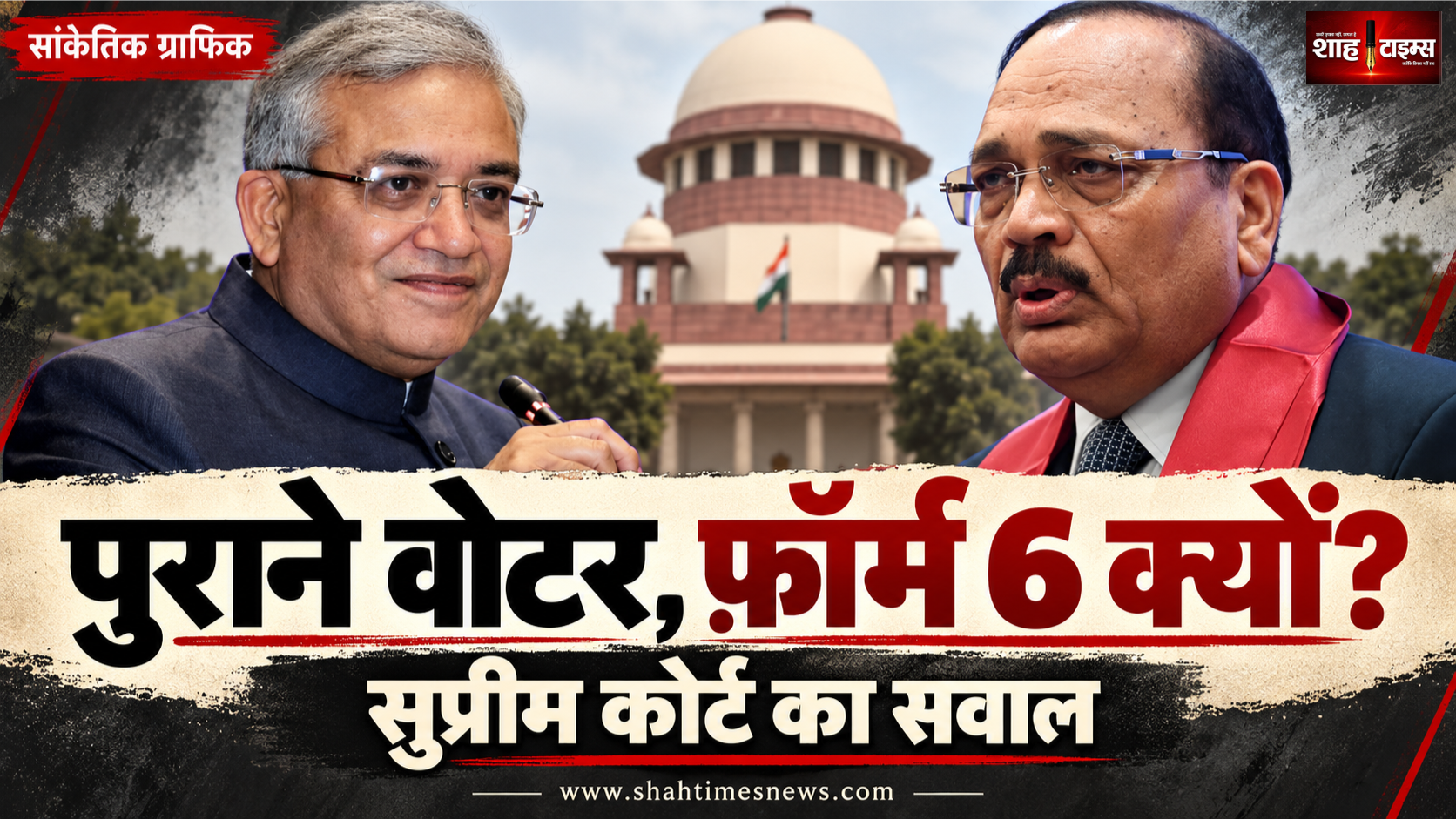 पहले से वोटर, फिर फ़ॉर्म 6 क्यों? सुप्रीम कोर्ट का सवाल